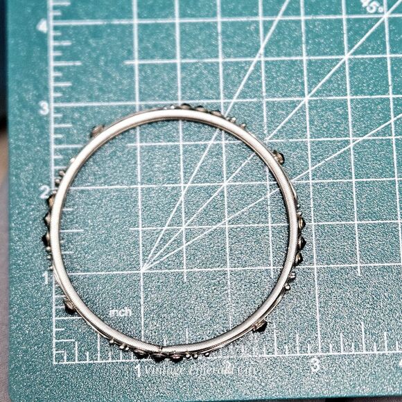 Celestial Collection Bangles Set Of 5 Mixed Enamel Rhinestone Sparkle Bracelets - Picture 8 of 14